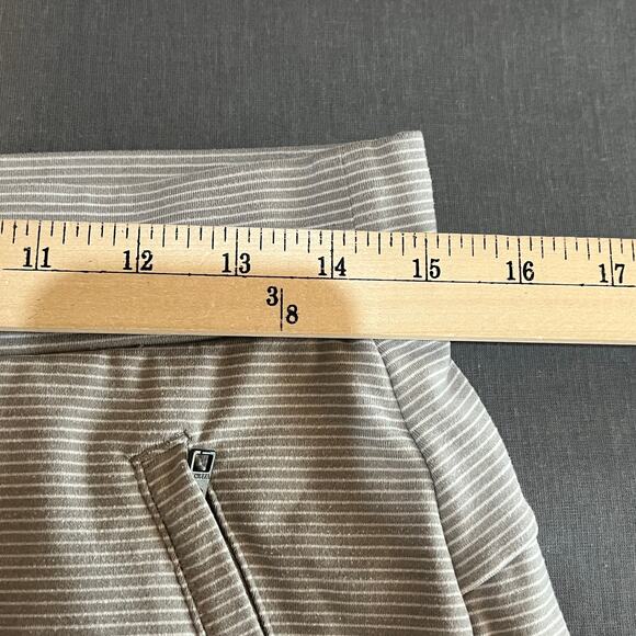 Athleta Modern Metro Midtown Skort Skirt Womens Size XS Gray Striped Drawstring‎ - Picture 10 of 10